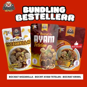BUNDLING BOCIRAT BESTSELLER MAKNYOSS ( Bocirat Mozarella - Bocirat Ayam tetelan - bocirat kriwil )
