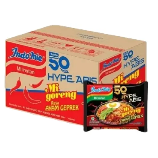 Indomie Goreng Ayam Geprek 85gr Pedas - Mie Instan Halal - Food, Noodles 2