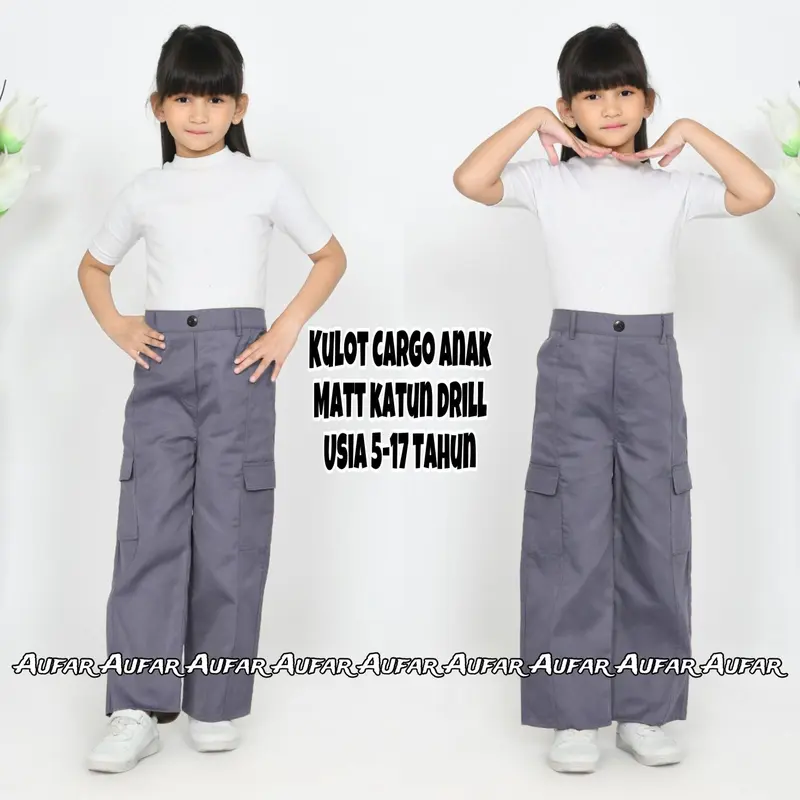 CELANA CARGO KOREA ANAK PEREMPUAN UMUR 5 SAMPAI 17 TAHUN 2