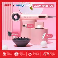 Gambar MITO X BREX GLAM HAIR 100 Hair Dryer | Dual Air High Speed | Low Noise dari MITO Electronics Kota Tangerang 1 Tokopedia