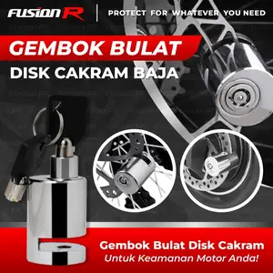 Gembok Sepeda Motor Cakram Moped Disc Brake Bahan Baja Universal Kunci Motorcycle