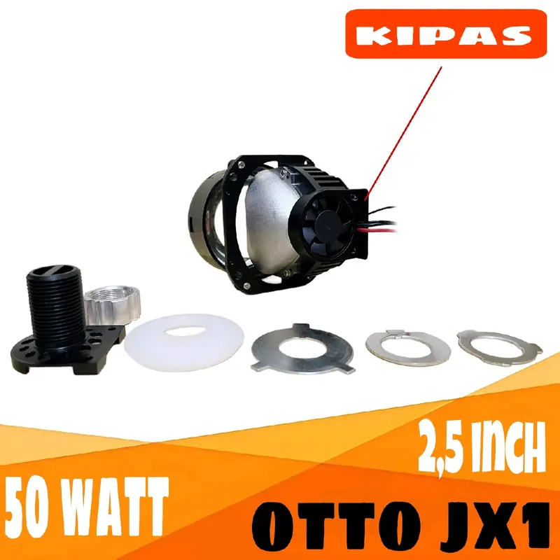 OTTO JX1 60 WATT 2,5 INCH LED PROJECTOR MOBIL DAN MOTOR 3