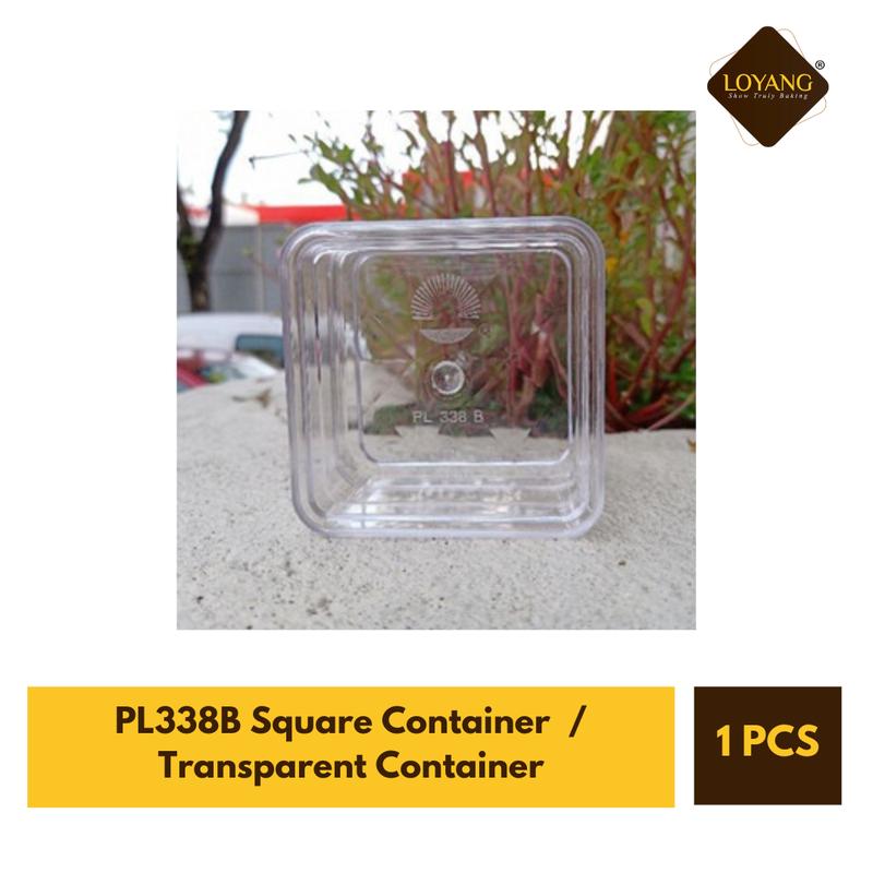 [1PCS] PL338B Square Container / Bekas Segi Empat / Transparent ...