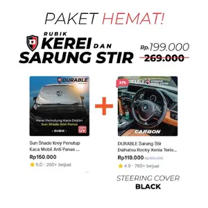 Sun Shade Krey Penutup Kaca Mobil Anti Panas Pelindung Kaca Depan Mobil Matahari DURABLE Rubik Guardian Car