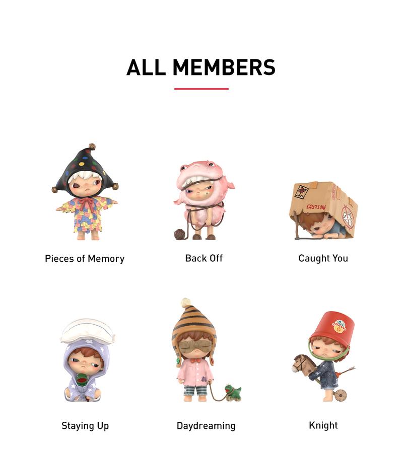 Product Introduction of POP MART Hirono Echo Series Figures Blind Box toy 2