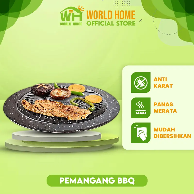 COD WORLDOME Alat Pemanggang Portable Serbaguna 32 cm 0