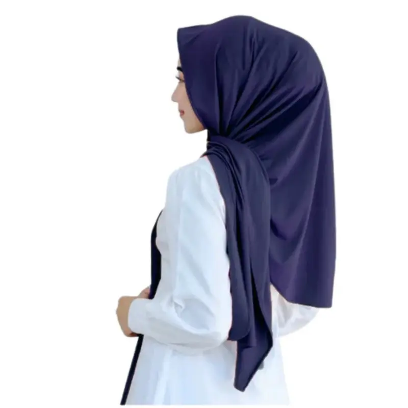 Pashmina Oval Inner 2In1 /  Pashmina Instan Jersey Menutup Leher / Pastan Dewasa 1