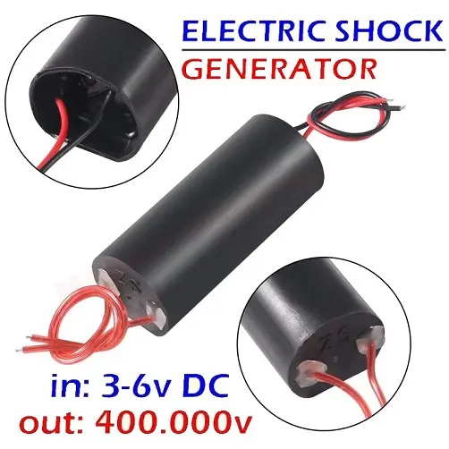 400KV Electric Shock Generator High Voltage Tegangan Tinggi Boost Stun Step-Up Power Module Converter