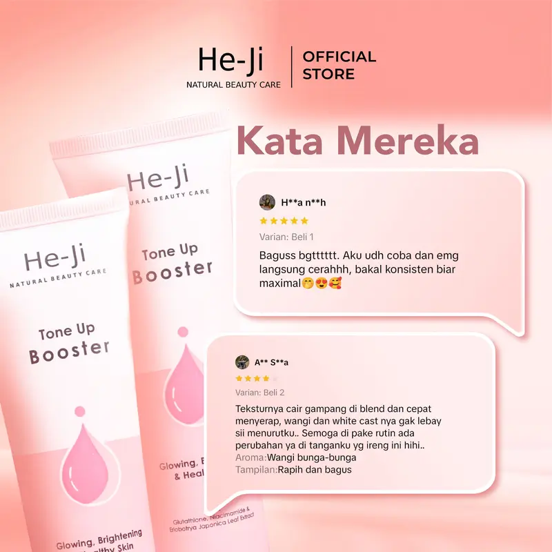 [He-Ji] Tone Up Booster 100ml - Glowing, Brightening and Healthy Skin 5