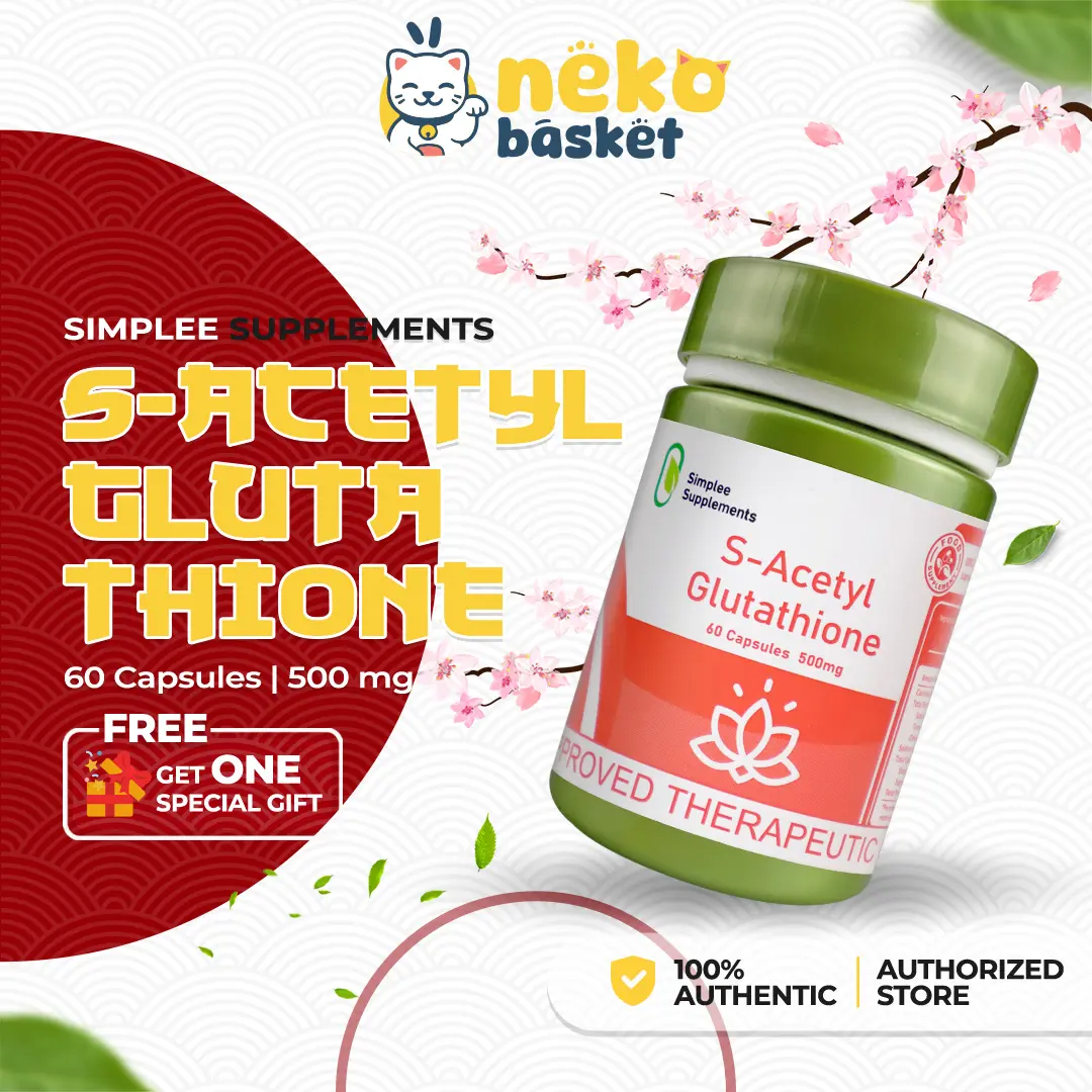 Simplee S-Acetyl Glutathione Collagen Capsule Supplements – FDA Approved | 500mg