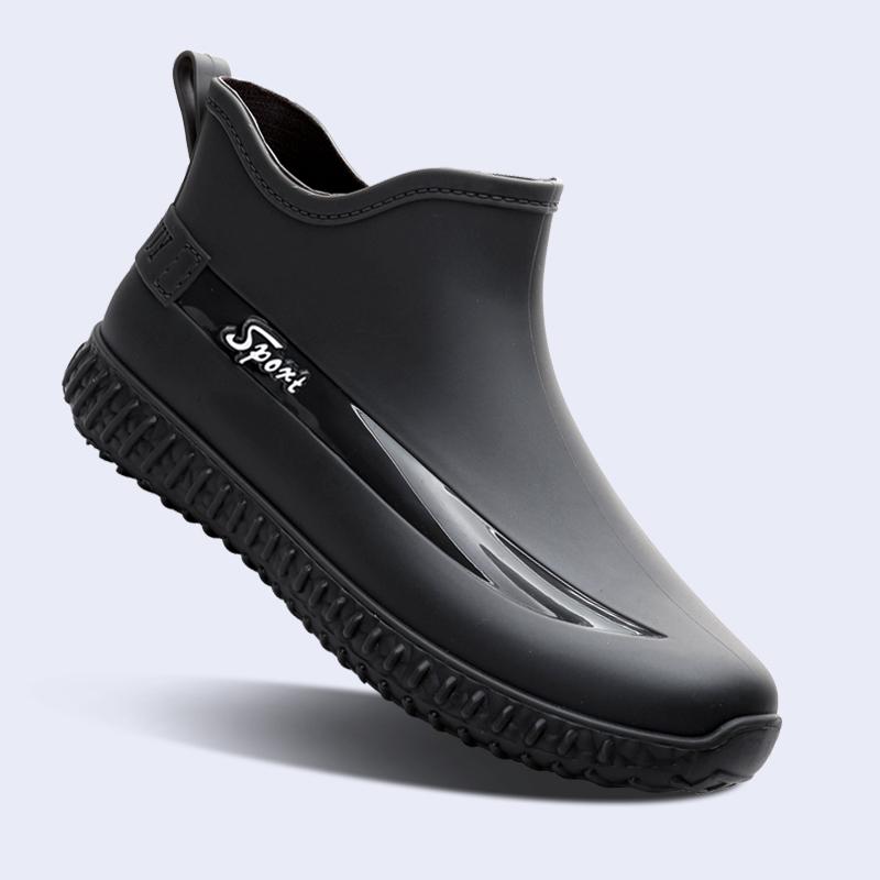 Giày Đi Mưa Cho Nam, Chống Trượt, Giày Đi Nước, Hàng Mới Về 2024, Giày Cao Su Câu Cá, Thích Hợp Cho Công Trường Xây Dựng, Đi Biển, Ngắn, Chống Thấm Nước, Giày Làm Vườn