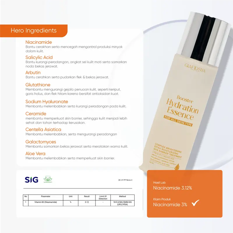 GLAFIDSYA - Booster Hydration Essence I Hydrating Skin With Advance Formula I For All Skin Type 2