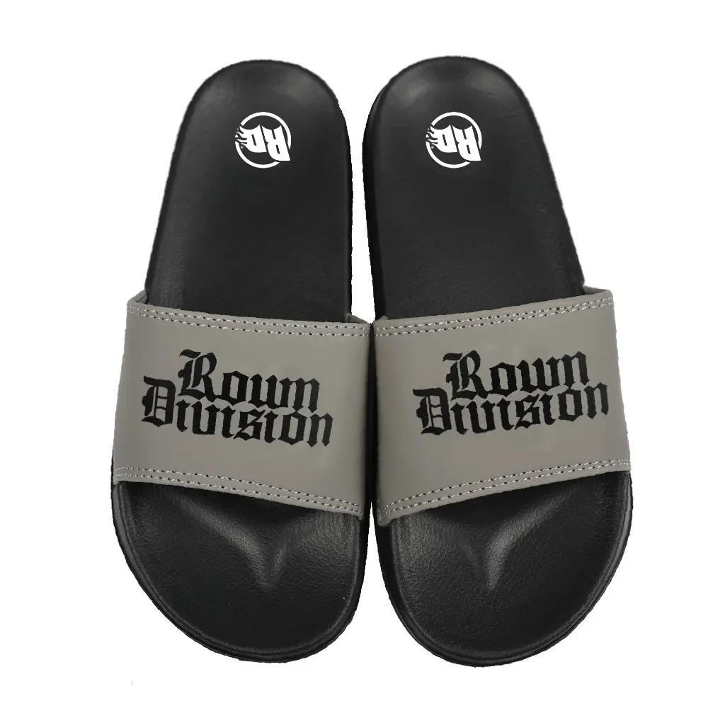 Rown Division Sandal || Belgias Black Grey Slipper Sandals