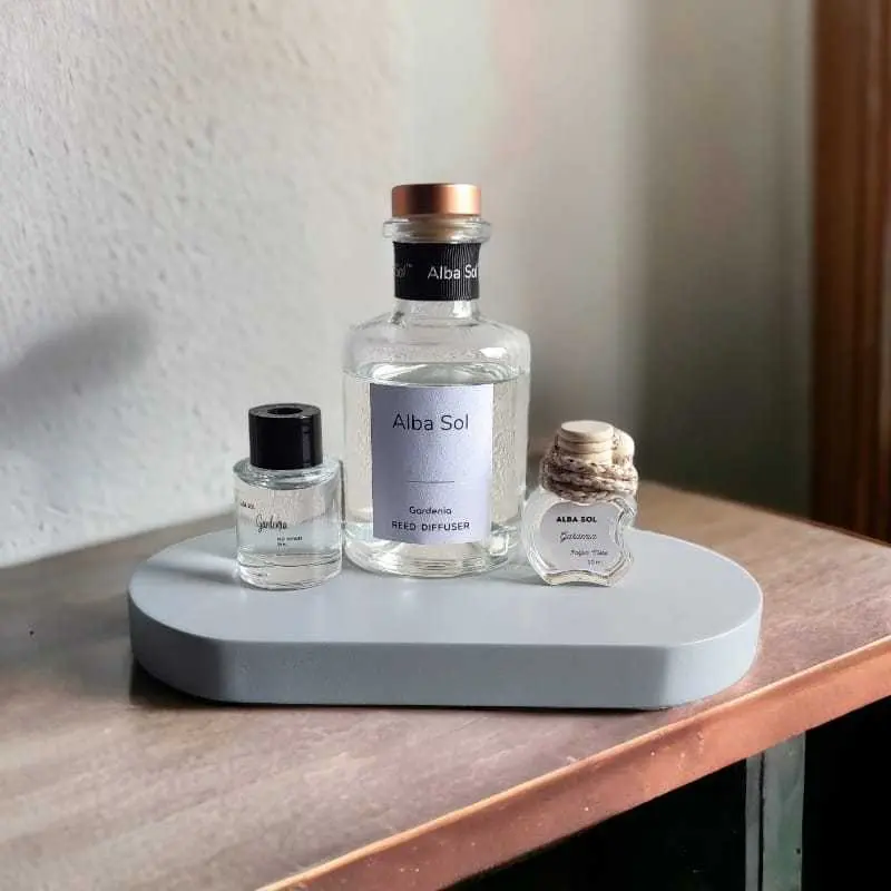 Alba Sol Decant Reed Diffuser Gardenia Aroma Terapi Pengharum Ruangan 0