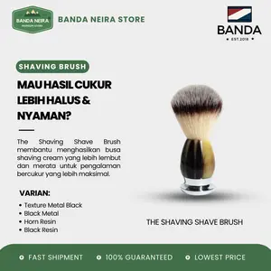 The Shaving Shave Brush / Sikat Cukur by BANDA BRUSHES
