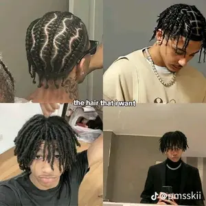 rambut pria, rambut gimbal pria dan wanita