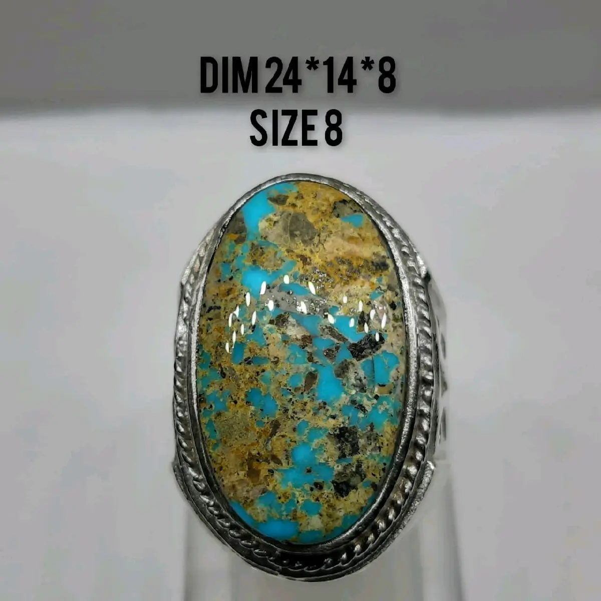 batu cincin pirus satuan dan borongan untuk laki laki
