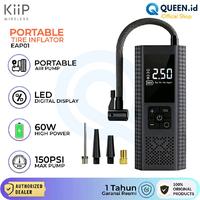 Gambar KIIP EAP01 Portable Electric Air Pump Compressor Pompa Angin Ban Motor Mobil 150PSI Tire Inflator dari Queen-id Kab. Tangerang 1 Tokopedia