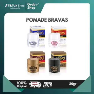 POMADE BRAVAS - Shining - Hair Setting - Minyak Rambut Pria