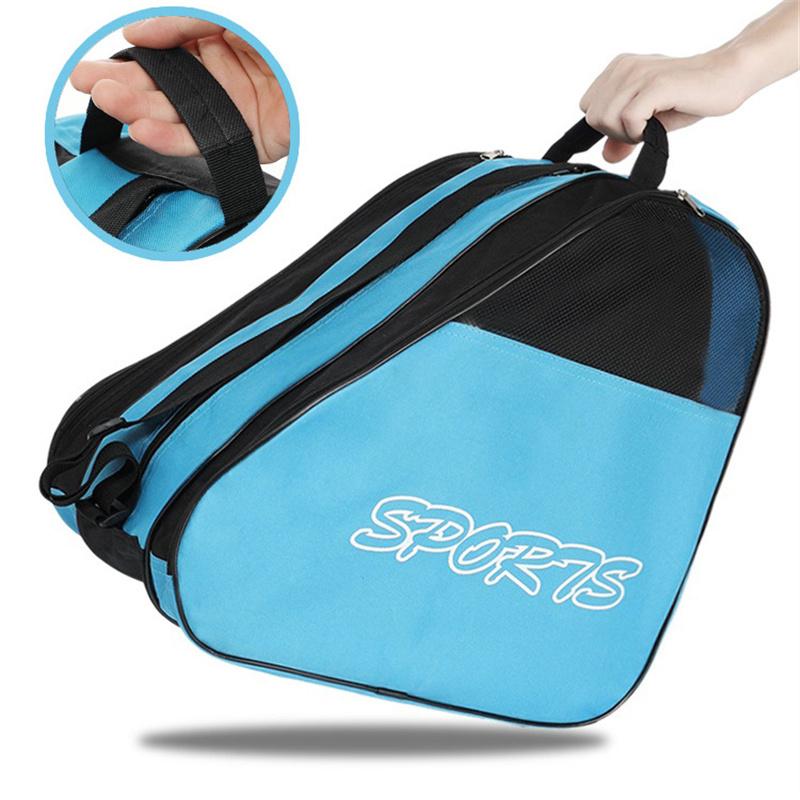 Product Introduction of 1PC Large Capacity Breathable Portable Roller Skates Bag Ice Skating Bag Large Capacity Breathable Inline Skates Bag Skates Storage Bag Skating Shoes Bag 23