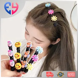 Jepit Rambut 3in1 Fashion Korea Karakter Anak Wanita Jepitan Lucu KCR04