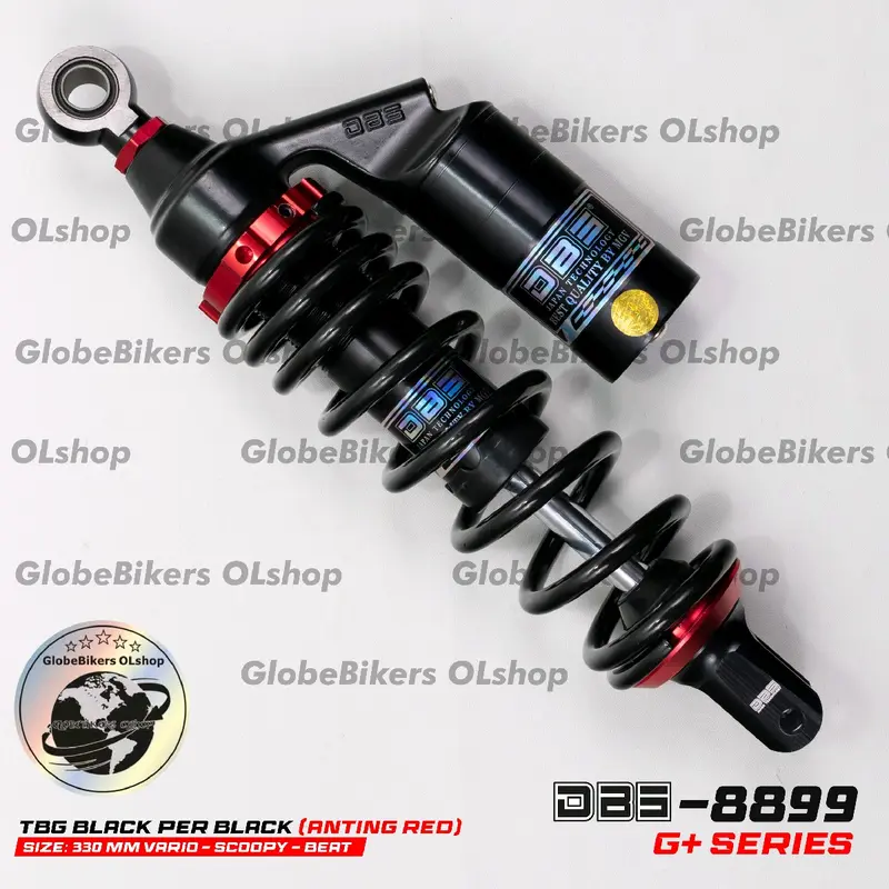 Shock DBS GPLUS-8899 Matic Mio Beat Scoopy Vario FI Vario 125/150 Xeon Genio Stylo Fazzio Mio J Mio M3 Soul GT Skok Belakang Harga Grosir Termurah - Gold, Motorcycle 5