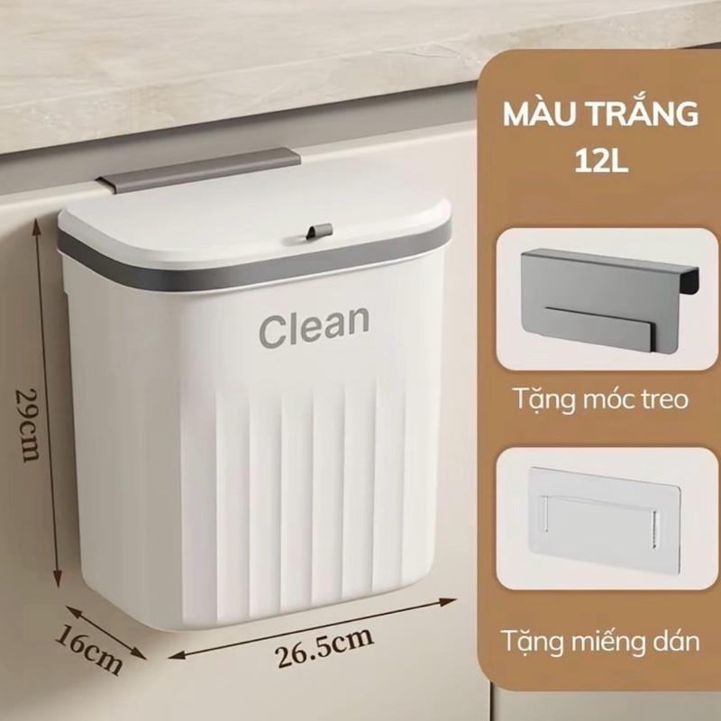 Thùng Rác Treo Tường Hàng to đẹp 12L