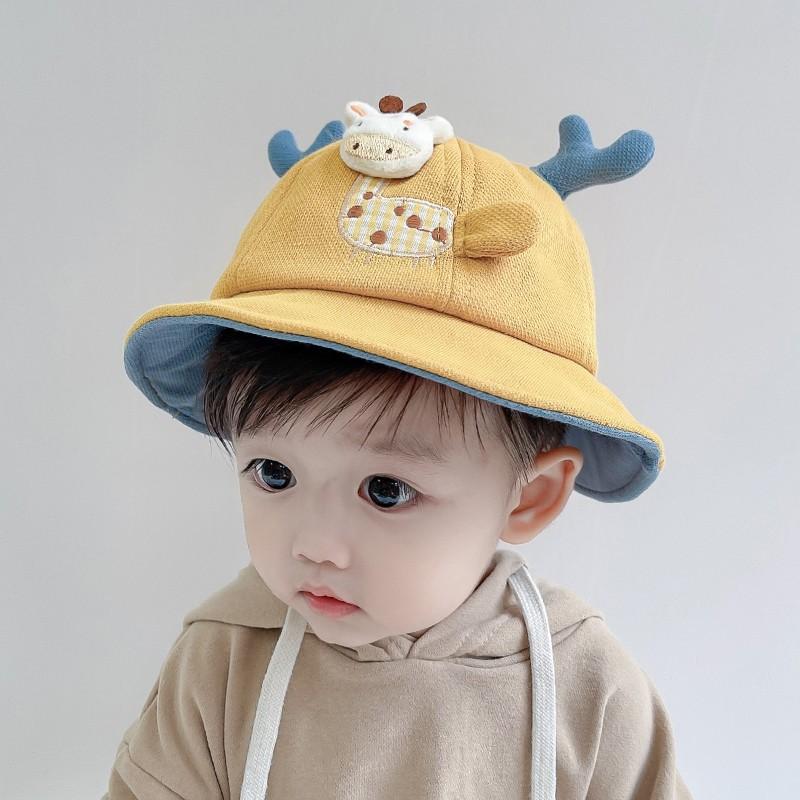 Product Introduction of Mũ Xô Tai Hươu Cao Cổ Dễ Thương Cho Bé, Mũ Ngư Dân Cotton Ngoài Trời Cho Trẻ Em, Bé Trai Và Bé Gái, Mũ Che Nắng Panama, Mùa Xuân Và Mùa Hè 9