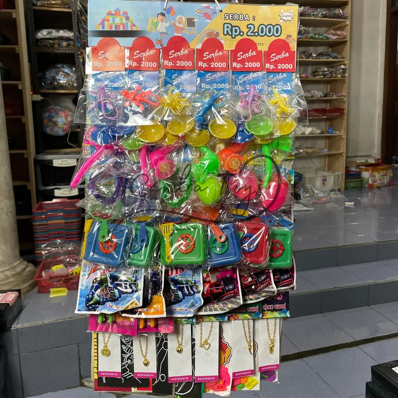 Mainan Renceng Renteng Serba 2000 Isi 60 PCS/Bungkus Mainan Rentengan Warung Toys 1
