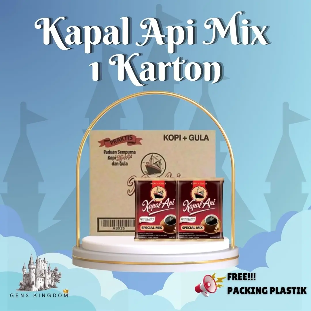 KOPI KAPAL API SPECIAL MIX 1 KARTON PACKING PAKAI DUS