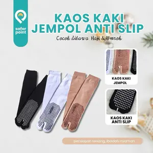 SAFAR POINT Kaos Kaki Jempol Anti Slip untuk Kenyamanan Maksimal dan Keamanan Ekstra Cocok untuk Berbagai Aktivitas Sehari-hari