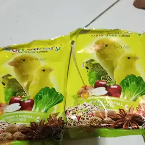 Pakan Burung Kenari Ebod Jaya kemasan plastik