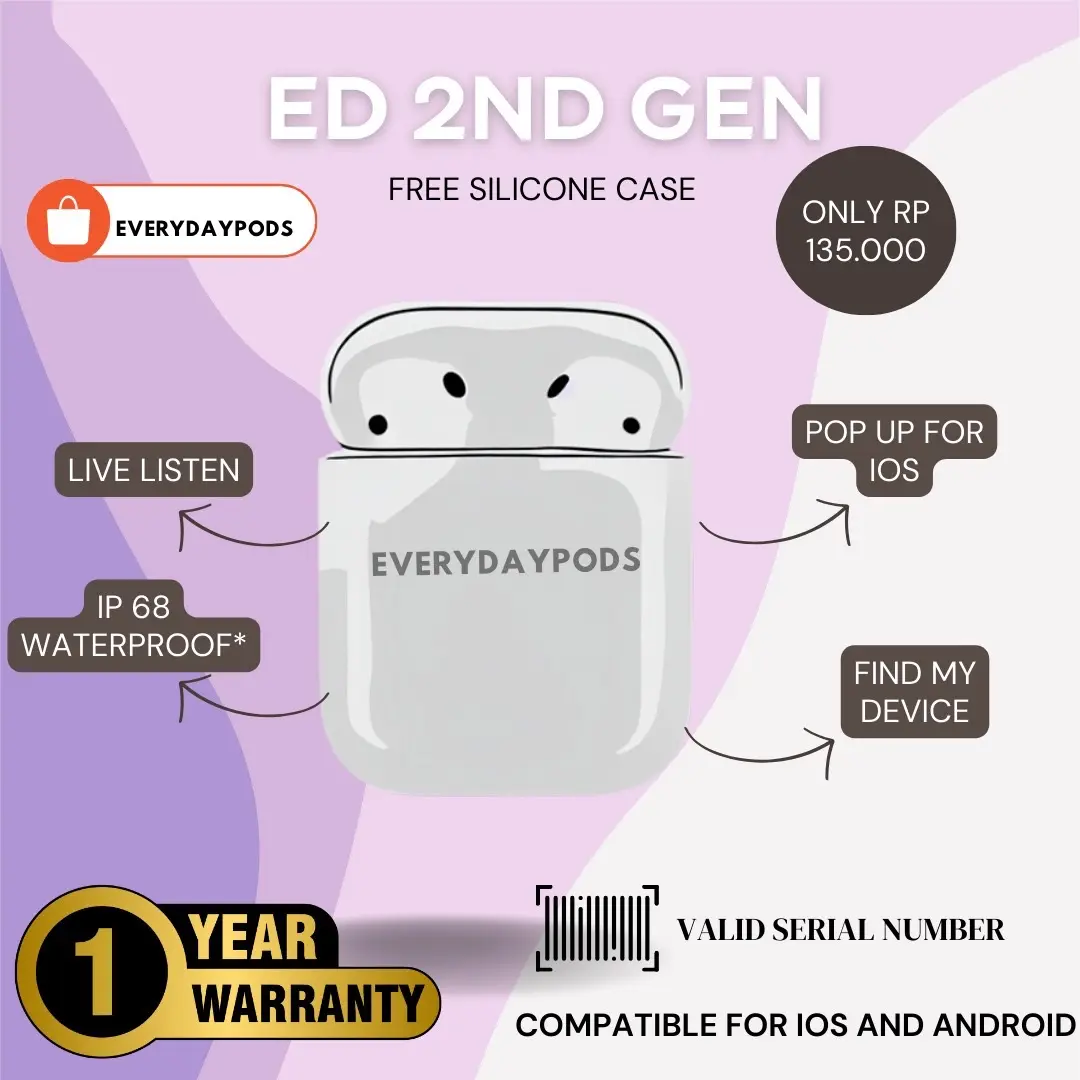 ED PODS GEN 2 2024 WIRELESS CHARGING[Final Upgrade + IMEI / Serial Number Valid ]
