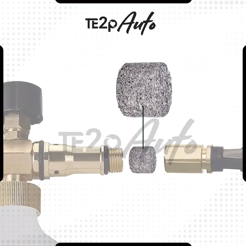 Te2p Auto Mesh 5 Gram Filter Pembuat Busa Foamlance Mesin Jet Cleaner Pencuci Bertekanan Tinggi - Mesh 5gr Wire Steel For Foam Lance Tabung Salju Botol Nozzle Pembuat Sampo Shampoo Busa Salju 3