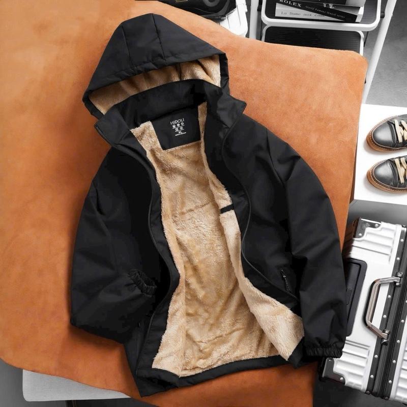 Áo gió Nam Nữ Lót lông cừu giữ ấm chống nước cản bụi tốt