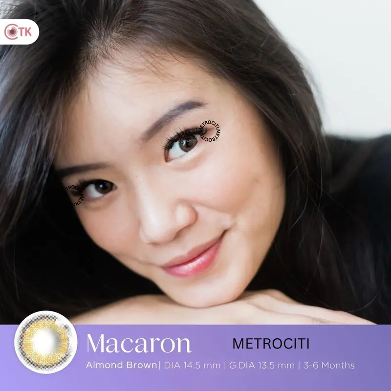 METROCITI Softlens SWEETY MACARON 14.5MM  Softlens Minus -0.50 s/d -6.00 , Softlens Brown Minus , Softlens Normal , Softlens Natural , Softlens Terlaris / MC 2