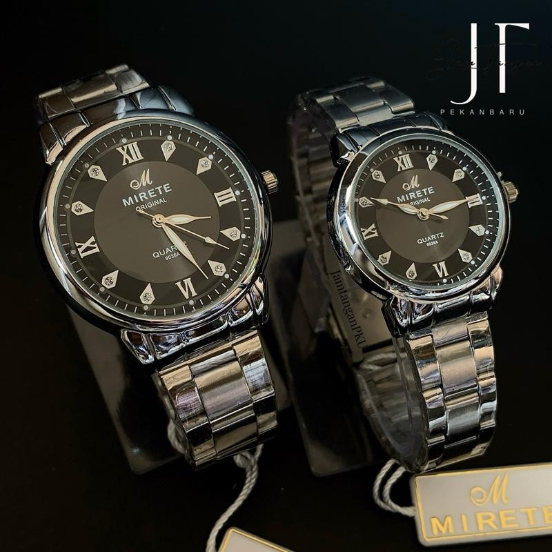 Jam Tangan Couple Rantai Stainless Steel Pria Wanita Terbaru - Shop ...