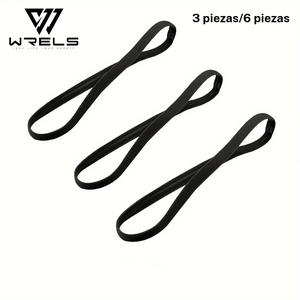 Diadema deportiva de color sólido, 3 piezas por juego, diadema altamente elástica absorbente de sudor, diadema antideslizante para correr, ciclismo y escalada