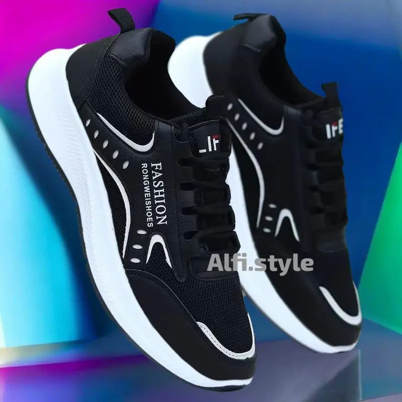 AF20- PROMO BISA COD SEPATU SNEAKERS KETS KASUAL PRIA COWOK COWO KEREN KECE TERLARIS TERMURAH CANVAS CASUAL OLAHRAGA SHOES Sport 2