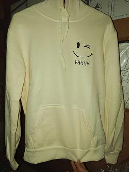 Product Review of MS Fashion Hoodies Jacket for Women&Men Jacket Pullover Smiling Face Printed Sweatshirt Cotton Windproof Jacket Long Sleeve Hoodie from J**s 1