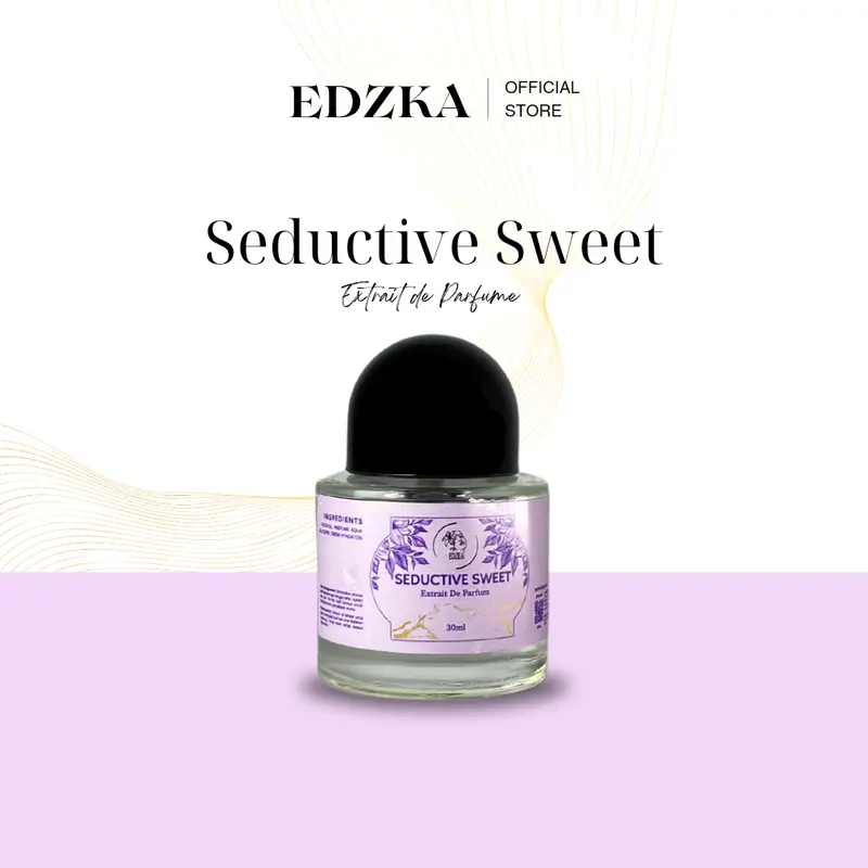 EXTRAIT DE PARFUM Edzka - Seductive Sweet 3 base parfum cewe segar dan tahan lama 30ml 1