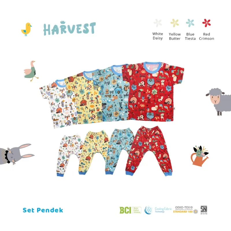 Joel Baju Anak Setelan Mix 0-5 Thn | Joel Ultra Playing + Harvest 1
