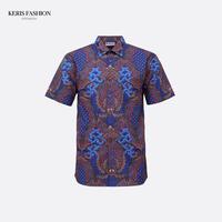 Gambar Keris Gallery Kemeja Batik Relaxed Fit Lengan Pendek Motif Keris Nirmala - Biru, M dari Keris Gallery Kab. Sukoharjo 3 Tokopedia