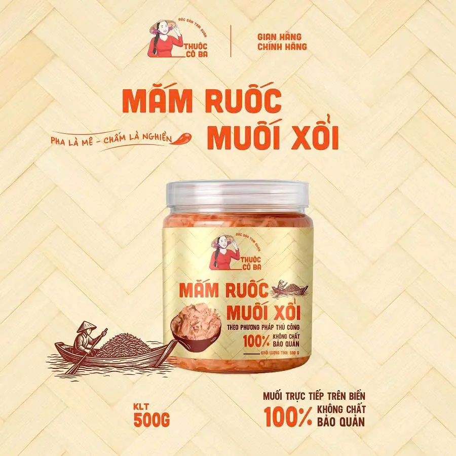 Mắm ruốc muối xổi 500g  Hữu cơ