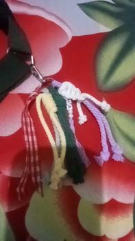 Product Review of Macrame Carabiner Bag Charm Rainbow Gantungan Kunci Gantungan Tas Souvenir Keychain Hiasan Souvenir Pernikahan Murah Keychain Pengait from D**i 0