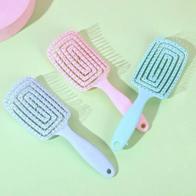 (Mẫu Mới) Lược cong bản to chải tóc massage tóc gỡ rối tạo kiểu sấy phồng t 5