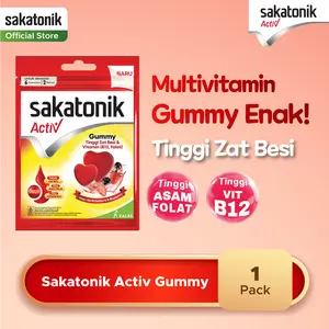 Sakatonik Activ Gummy - Multivitamin Zat Besi
