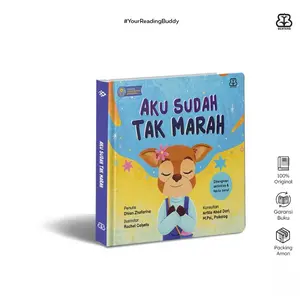 BENTANG - Buku Anak 1-6 thn Boardbook Seri Kecerdasan Emosi: Aku Sudah Tak Marah