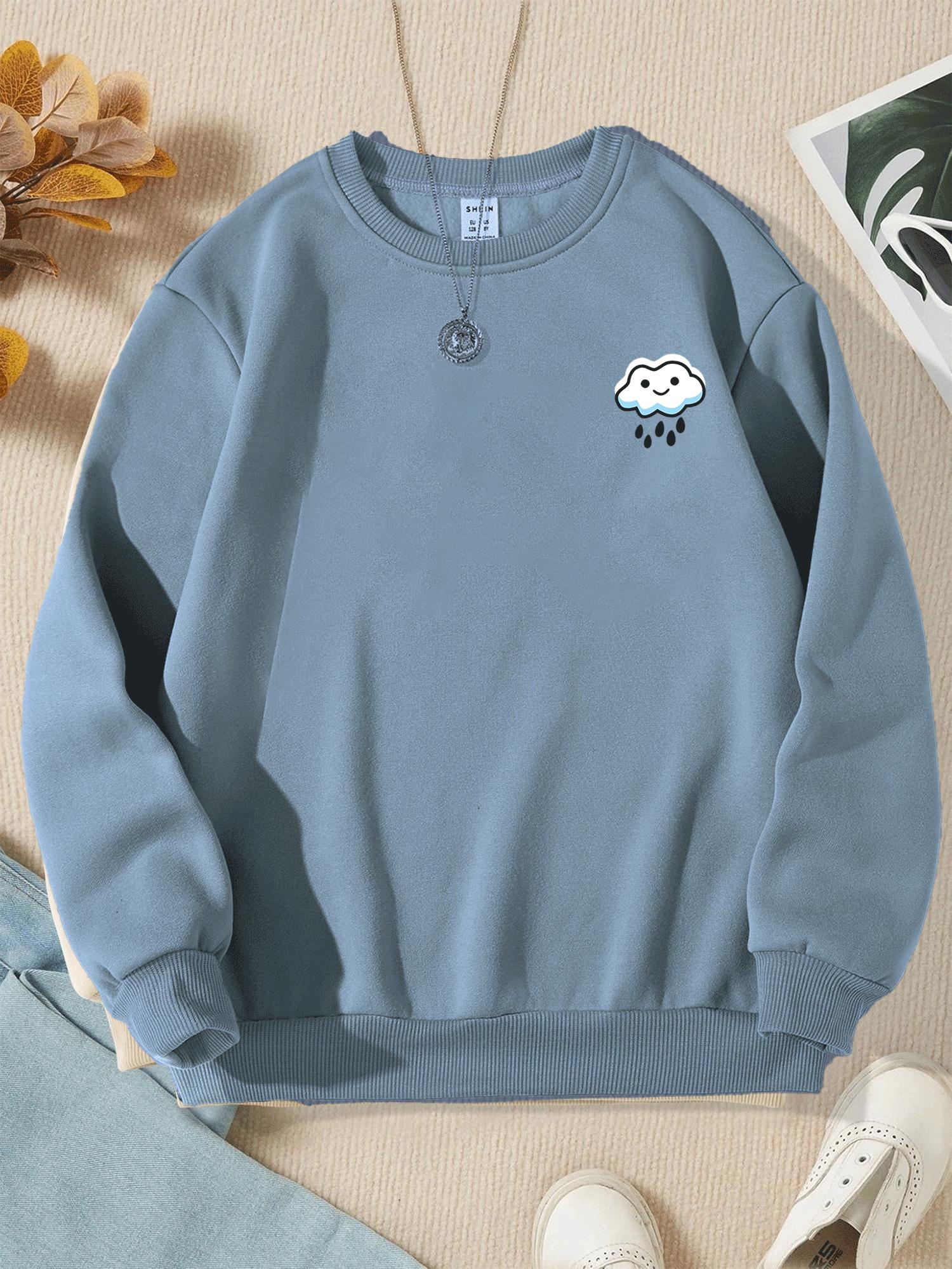 LURIANCLOTH - Sweater Wanita Rain korean Remaja Dewasa Sweater Cewe Flecce Murah Hitam / Putih / Misty / Denim Dusty / Mint Panjang Oversize LURIANCLOTH - Sweater Wanita Rain korean Remaja Dewasa Sweater Cewe Flecce Murah Hitam / Putih / Misty / Denim Dusty / Mint Panjang Oversize