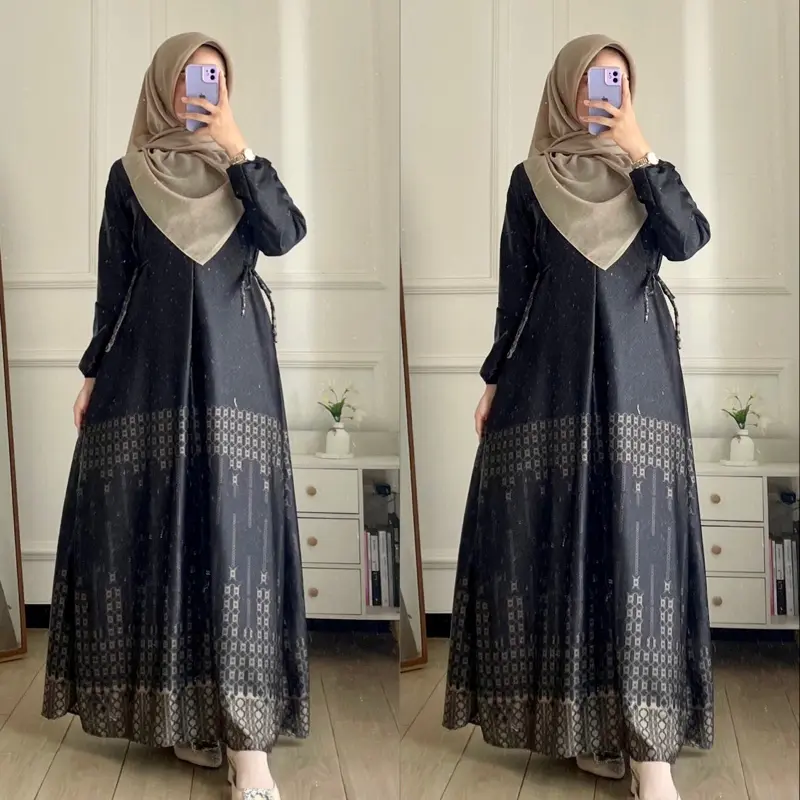ADIBABYARA - DECCA SILK DRESS BUSUI FRIENDLY ADA SIZE SMLXL / KOREAN DRESS 2024 Kondangan 6